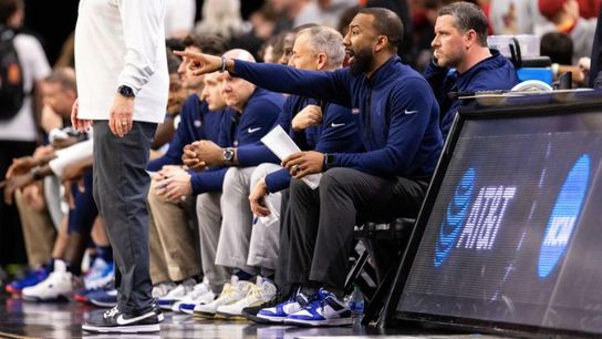 One-on-one: Dukes' new man Joyce weighs legacy by impact off court taken at UPMC Cooper Fieldhouse (Duquesne)